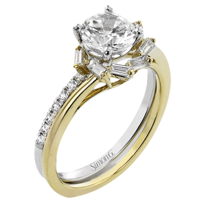 Wedding Set in 18k Gold with Diamonds