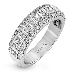 Anniversary Ring in 18k Gold with Diamonds