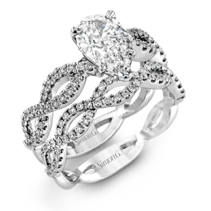 Wedding Set in 18k Gold with Diamonds