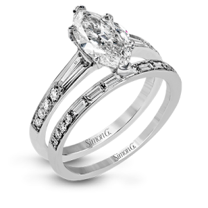 Wedding Set in 18k Gold with Diamonds